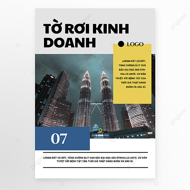 简约商业陈旧风格越南商业单面手册