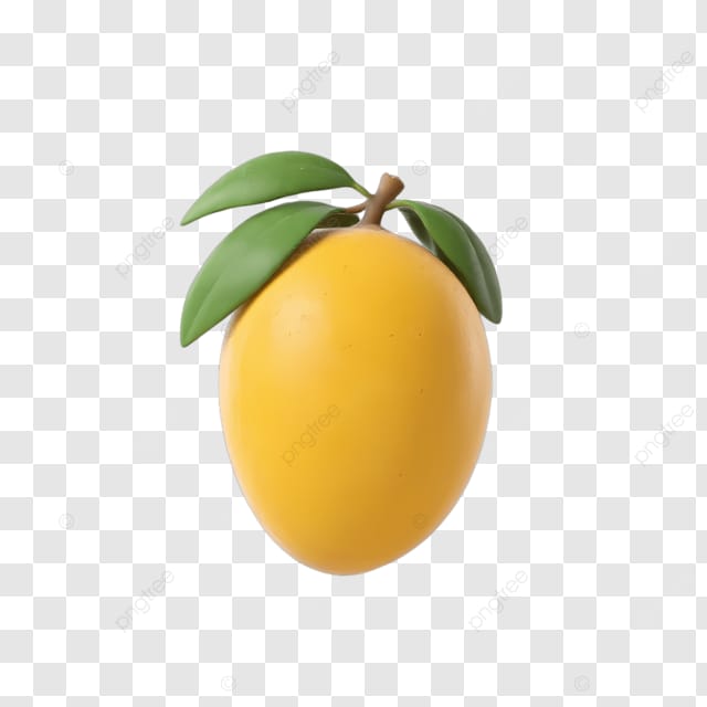 漂浮的黄色芒果