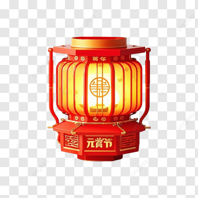 灯笼传统春节元宵节花灯红色立体