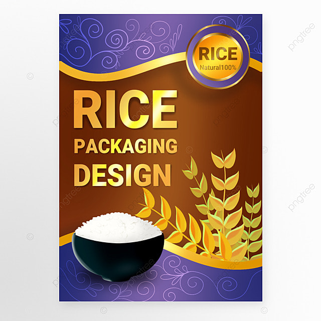 大米包装水稻海报