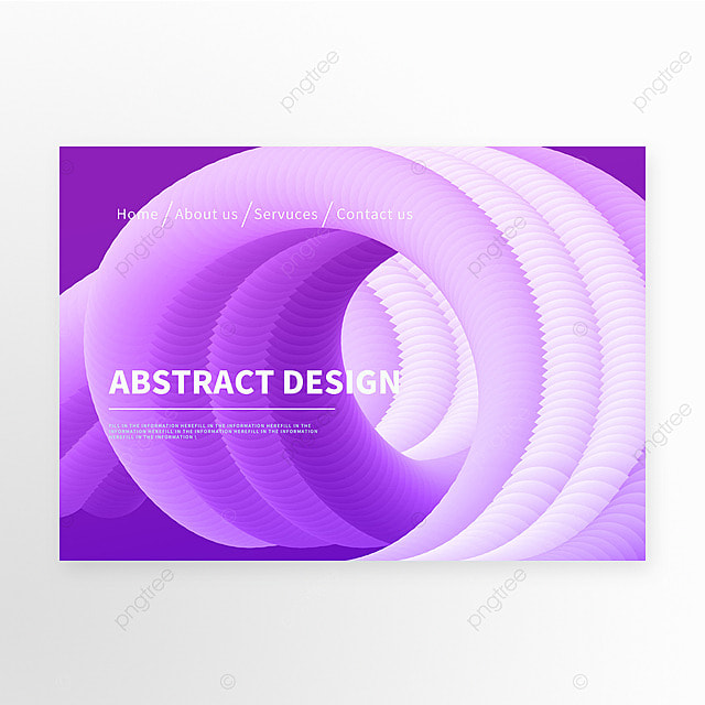 渐变抽象时尚风格简约紫色落地页