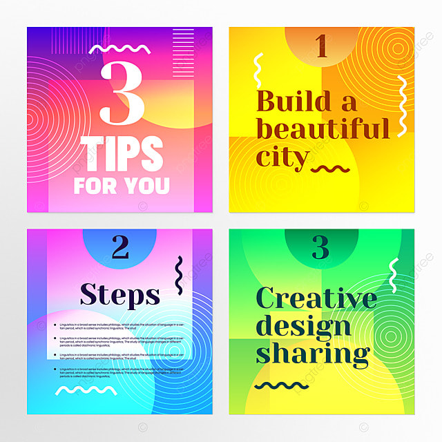 小贴士色彩标语instagram帖子组图