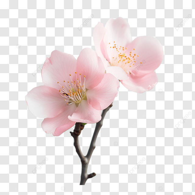 桃花花朵树枝越南新年