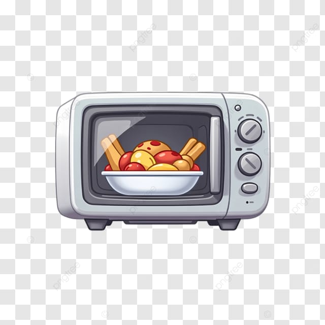 小型微波炉加热甜点