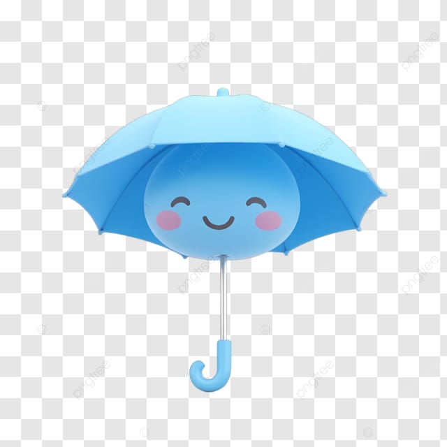 晴天娃娃伞表情