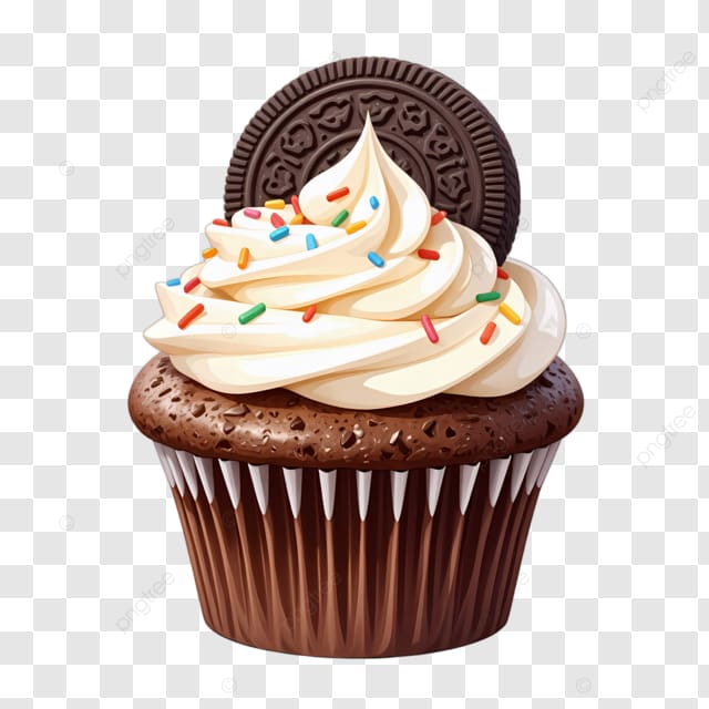 美味可口的杯子蛋糕