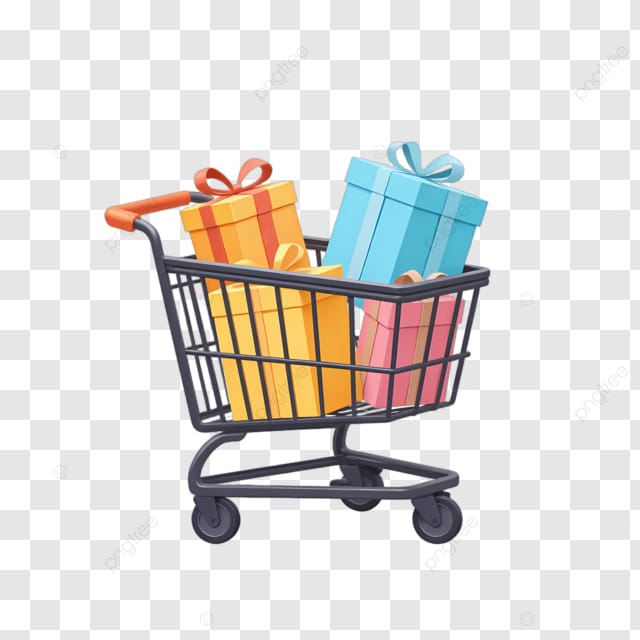 购物车里装满了礼物