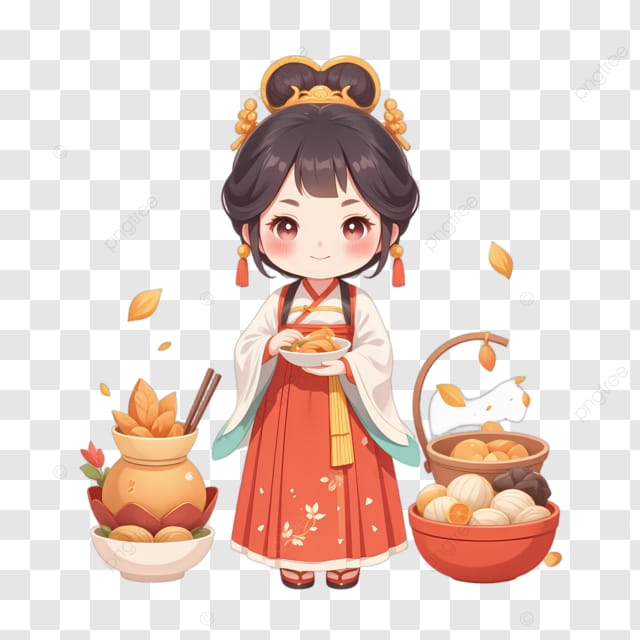 中秋月圆人团圆