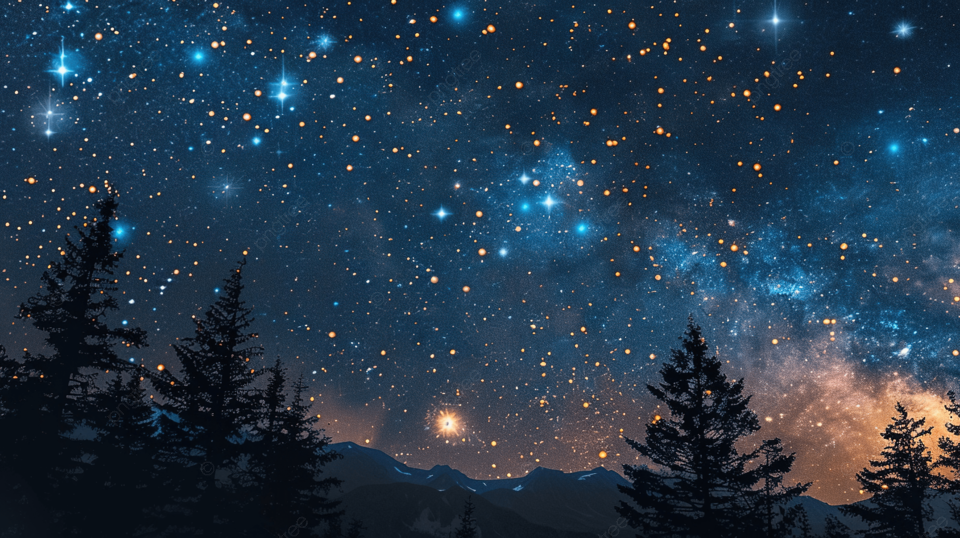 大熊星座 夜晚 星空