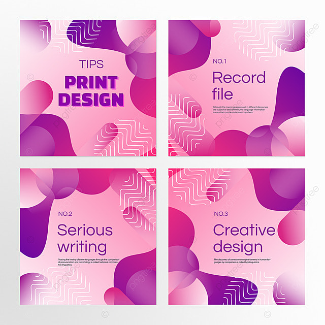 小贴士渐变色instagram帖子组图