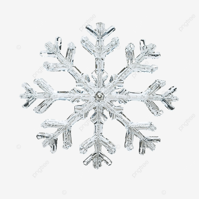冬天雪花在空旷的空间