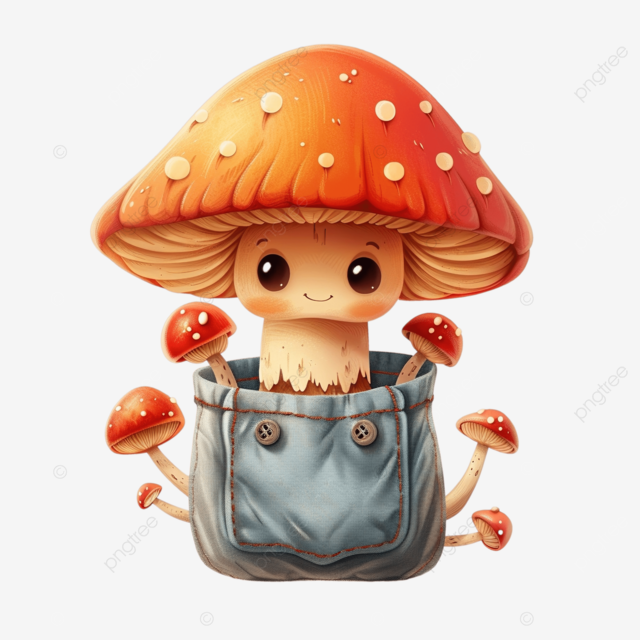可爱可爱的蘑菇