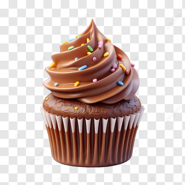 香甜可口的巧克力杯子蛋糕