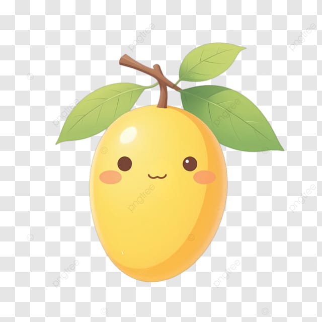 可爱的芒果表情符号
