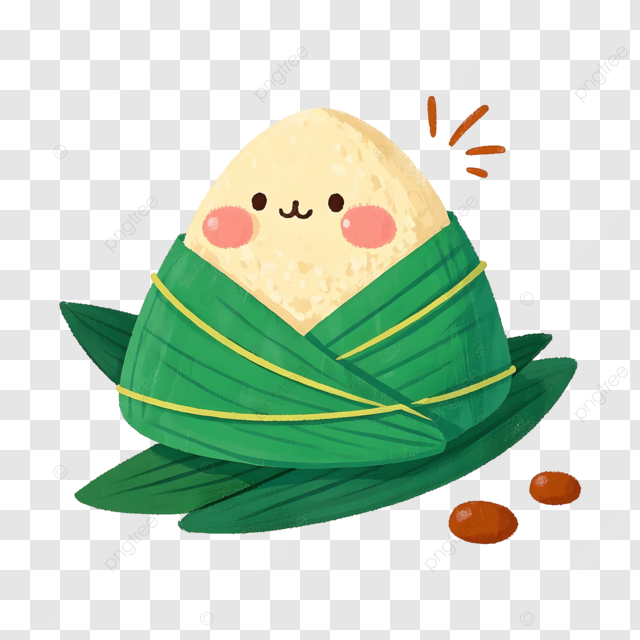 可爱的卡通饭饺子