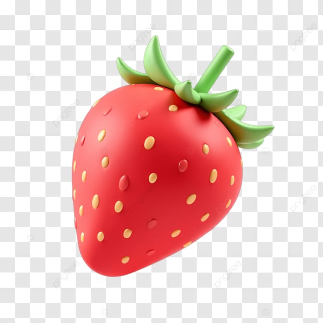 一个草莓新鲜红色水果