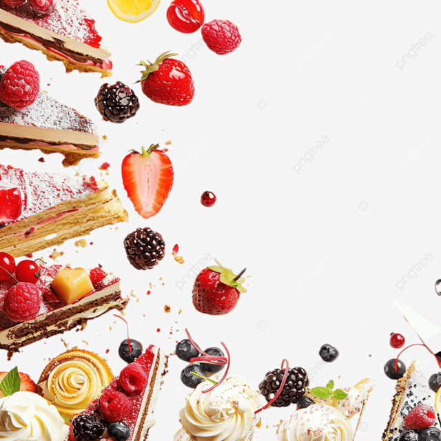 蛋糕背景ppt模板