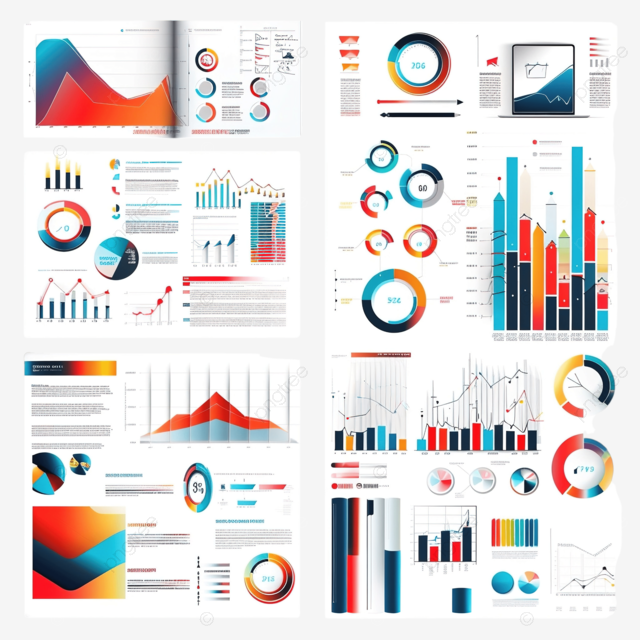 个性化ppt信息图表设计矢量素材