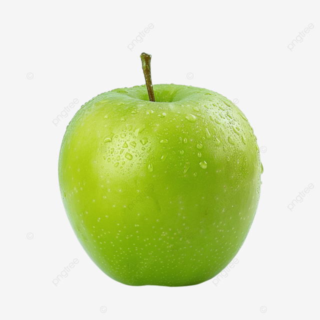 新鮮的青蘋果果實