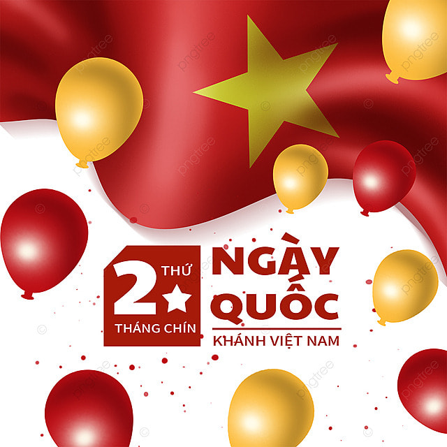 越南国庆日高端质感媒体社交模板