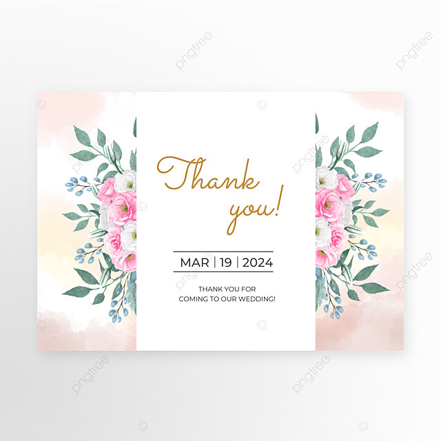 洋桔梗感谢卡结婚植物