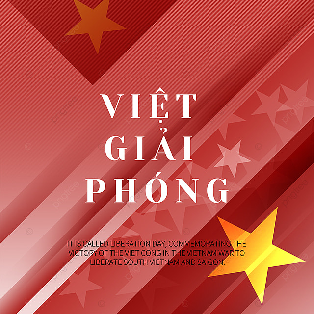 越南解放日越南语社交媒体模板