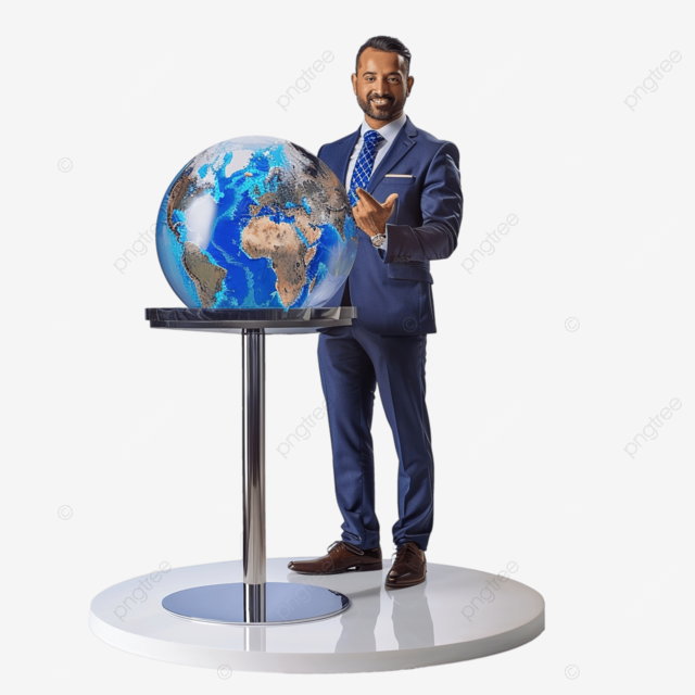 新闻主播呈现世界新闻