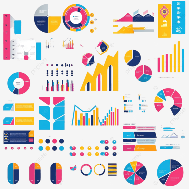 个性化ppt信息图表设计矢量素材