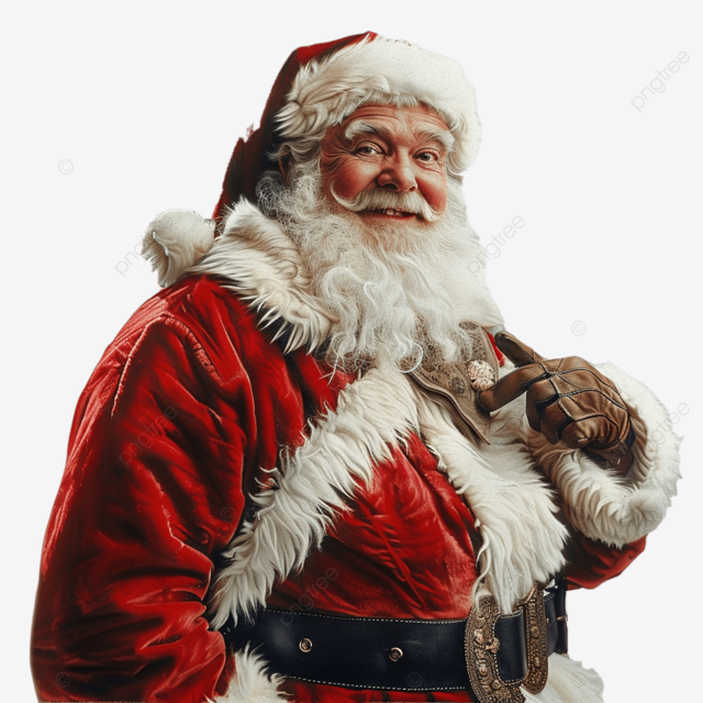 圣诞老人英文艺术字免费图片