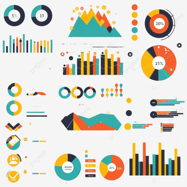 个性化ppt信息图表设计矢量素材