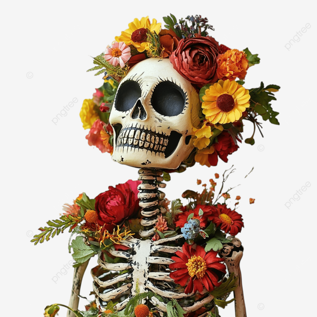 花园里的骷髅娃娃