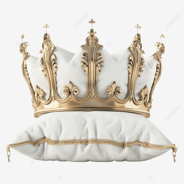 带枕头的皇冠图片
