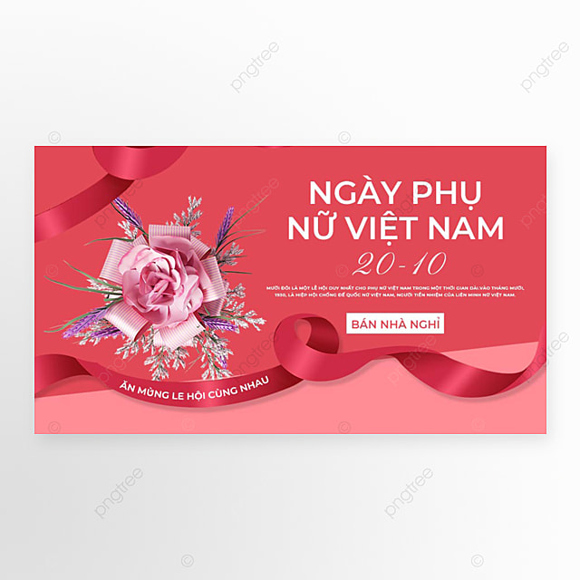 红色创意越南妇女节宣传模板