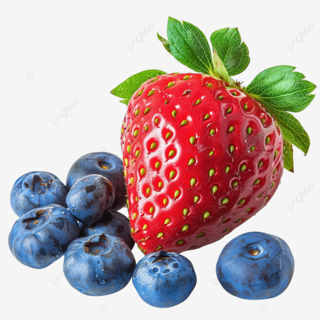 草莓 蓝莓 新鲜 水果