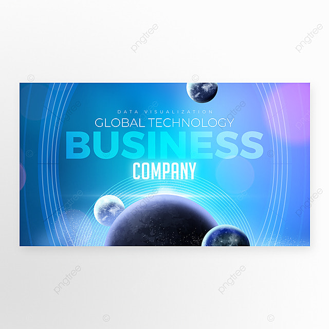 简约时尚商务科技风格网页横幅