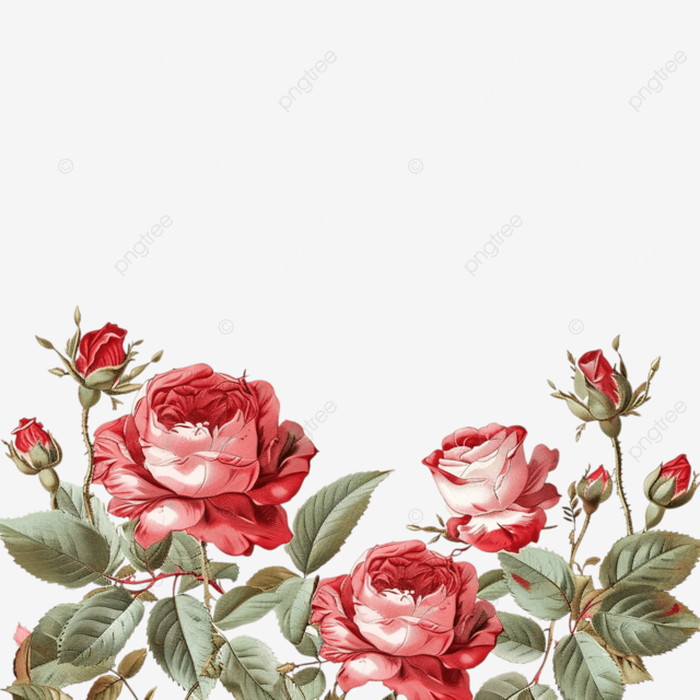 玫瑰玫瑰花边框图案边框欧洲边框