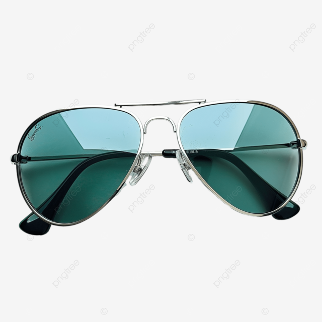 蓝绿色偏光飞行员太阳镜