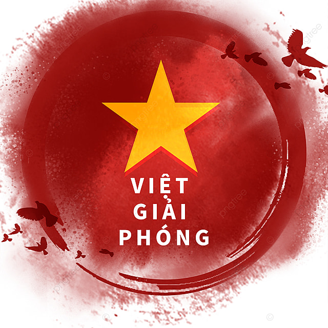 越南解放日越南语宣传社交媒体模板