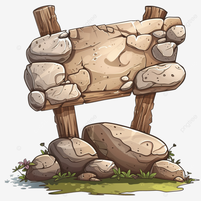 卡通石材广告牌