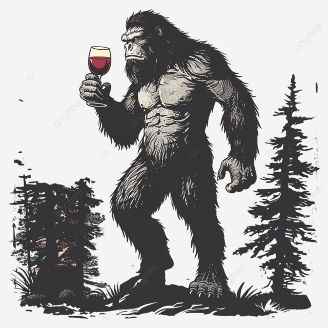 大脚闻红酒复古的香味