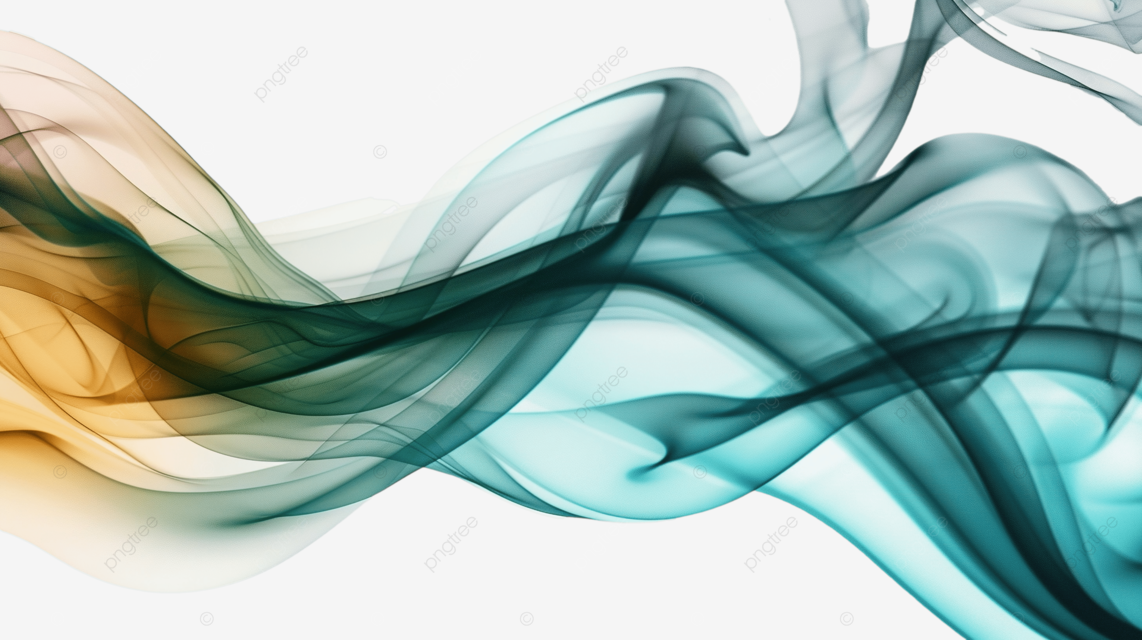 彩色烟雾抽象边框