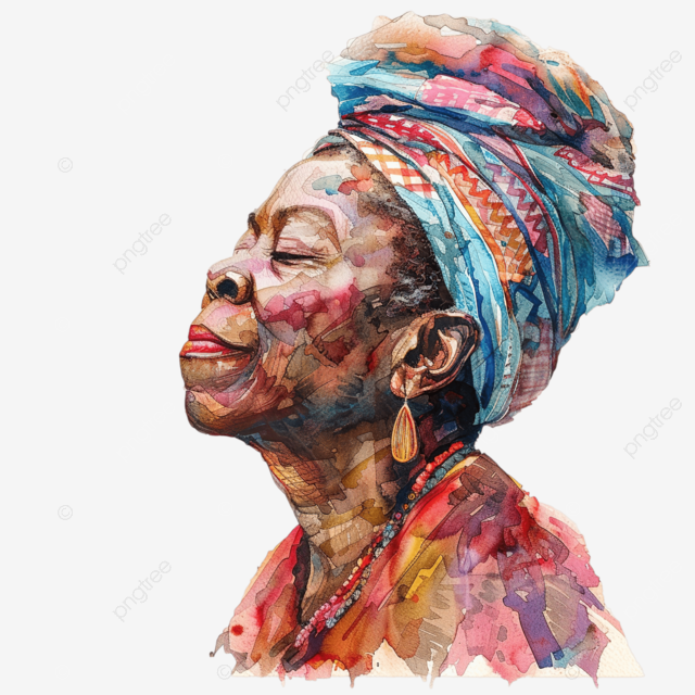 笔触非洲裔美国人