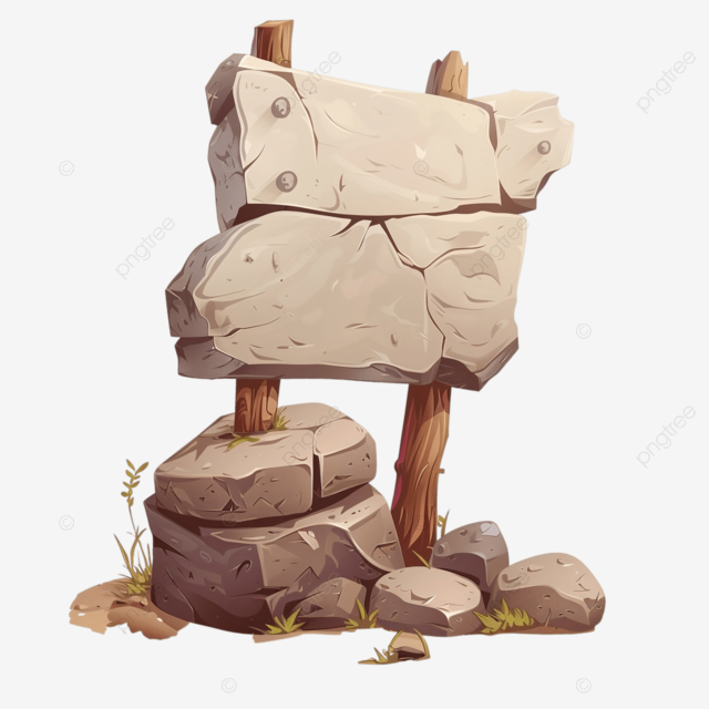 卡通石材广告牌