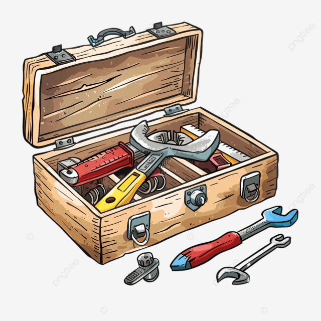 工具 工具箱 修理 卡通