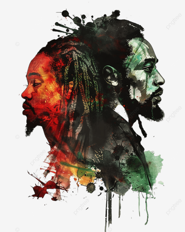 笔触非洲裔美国人