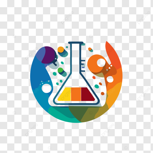 化学矢量中使用的仪器的彩色徽标
