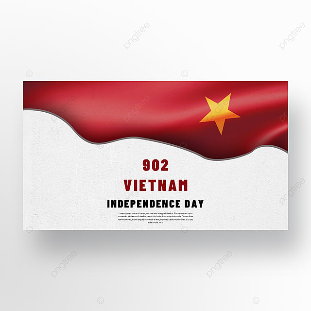丝绸质感简约越南国庆日独立日banner
