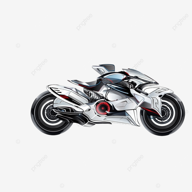 未来派摩托车图案无缝