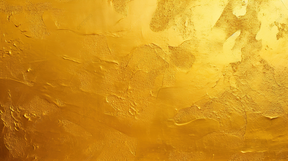黄色金箔抽象背景的闪闪发光的纹理
