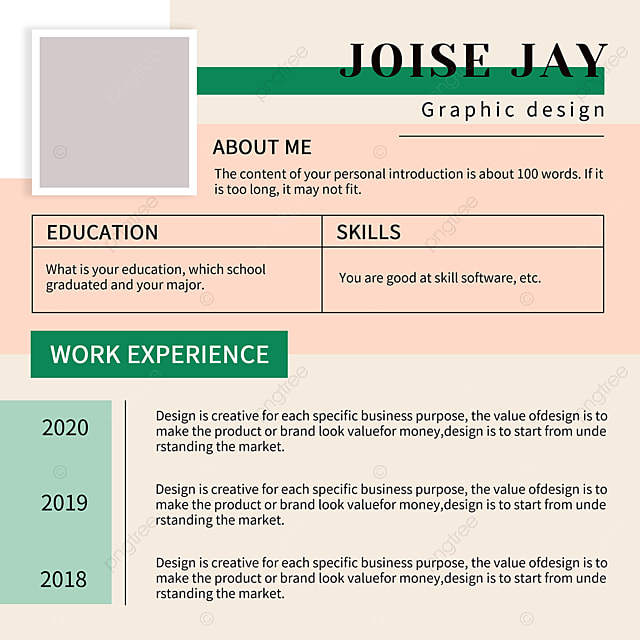 移动端在线个人简历